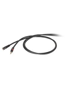 Cabo de extensão profissional balanceado para instrumento com conectores revestidos Die Hard Gold. Comprimento: 5 m.Outros comp