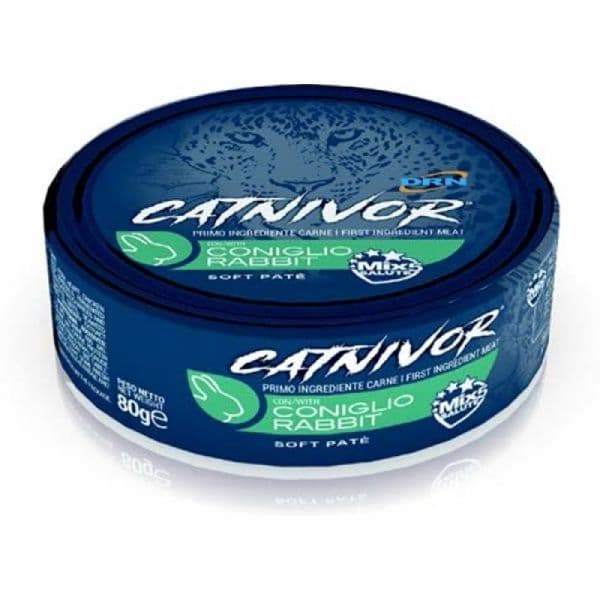 Ração Húmida Catnivor Coelho 80g