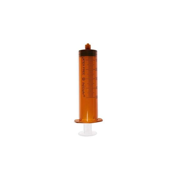 InJ/Light Seringa 3 Peças Opaca Luer Lock Rays 50ml 25 Unidade - 50LLFT