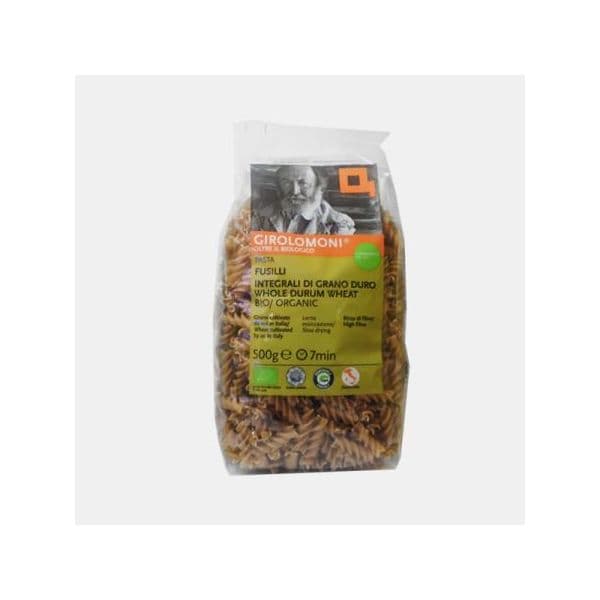 Girolomoni Fusilli Semola Integral de Trigo Duro Bio 500g