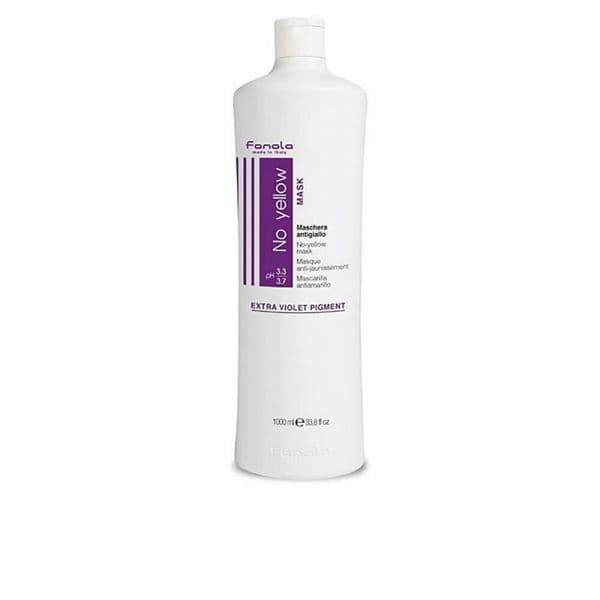 Fanola No Yellow Máscara Cabelo Neutraliza Tons Amarelados 1000ml