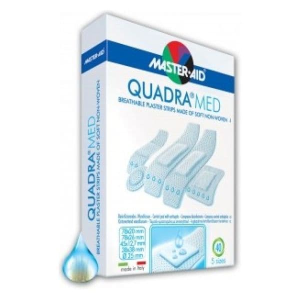 Master-Aid Quadra Med Pensos Protecão 5T 40 Unidades