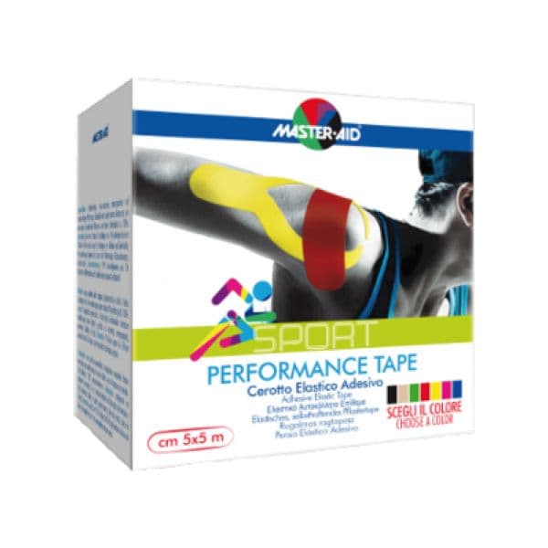 Master-Aid Performance Tape Banda Adesiva Preto 5m