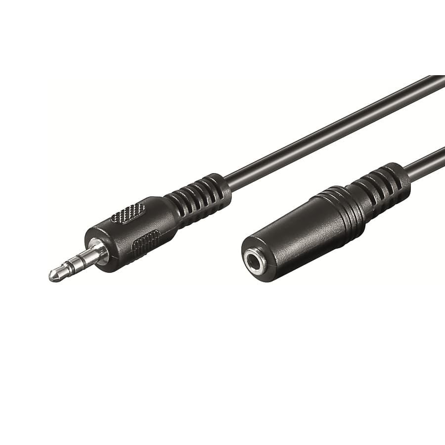 Ewent Cabo de Áudio 3.5mm M/F 3m - EW-220200-030-NP