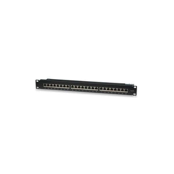 WP Rack & Cabling Patch Panel 19" 1U 24P RJ45 CAT6 STP Preto