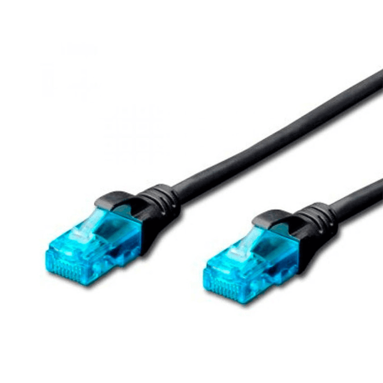 Ewent Cabo Rede Cat5 0.5mt Black Ew-5u-005bl - 8032958189195