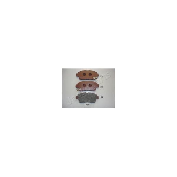 Japanparts Jogo de Pastilhas PA-203AF