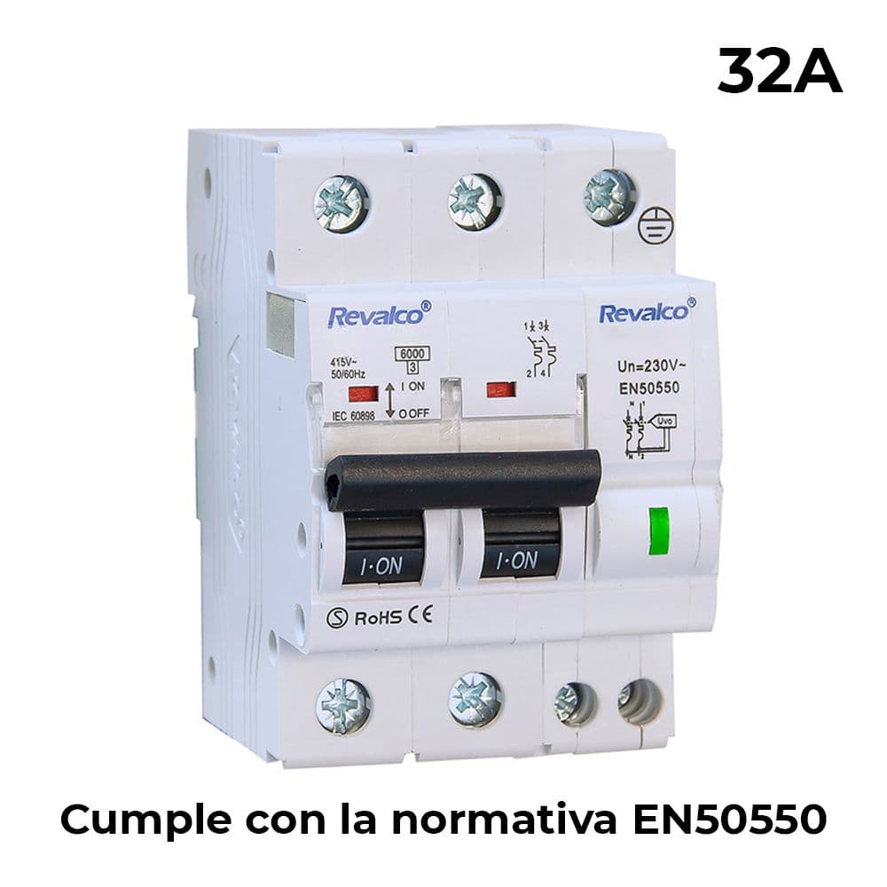 IGA 2P 32A C 10KA - PROTEÇÃO SOBRETENSÃO PERMANENTE CUMPRE A NORM