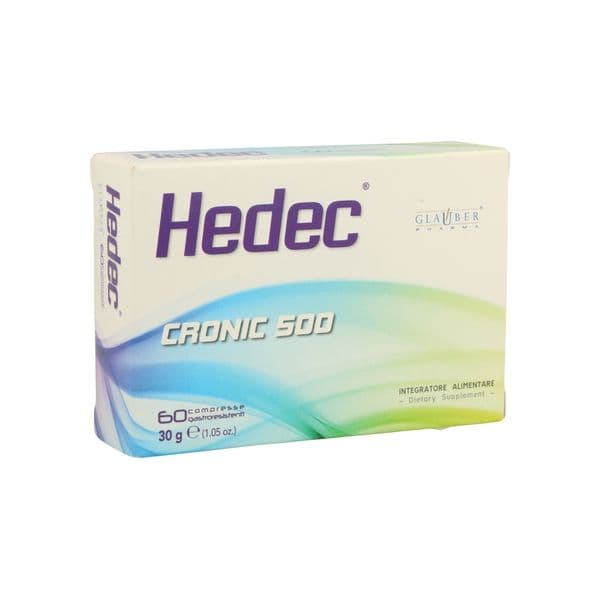 Glauber Pharma Hedec Cronic 500 60 Comprimidos