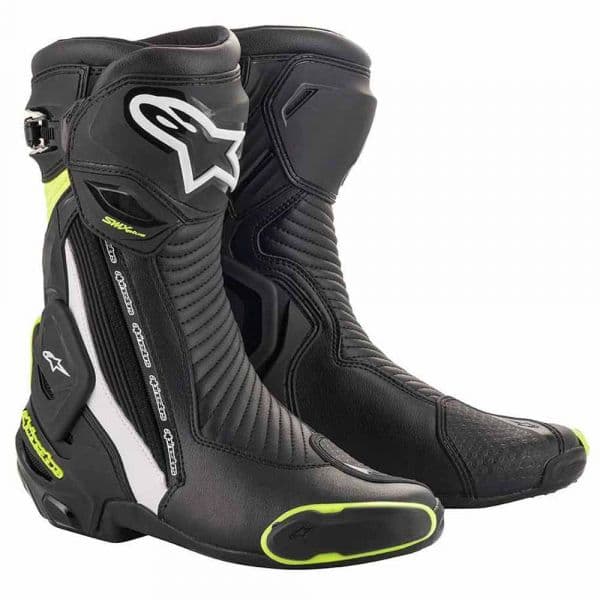 Alpinestars Botas Smx Plus V2 Black White Yellow Fluo Eu 45 - 2221019-125-45
