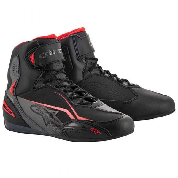 Alpinestars Botas Faster-3 Black Gray Red - 2510219-131-8.5