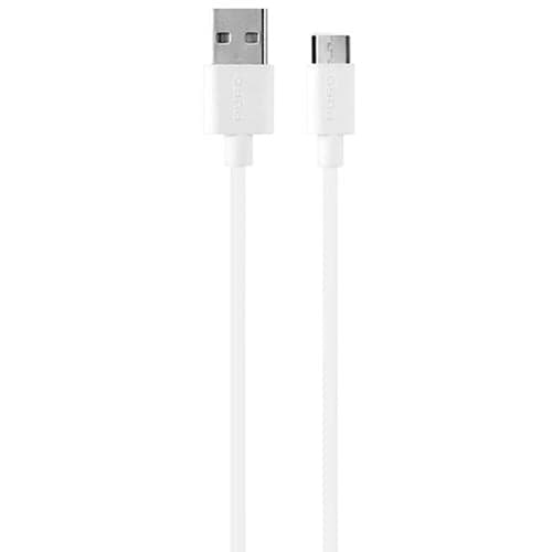 Cabo USB-A para Micro-USB 2.0 Puro 1A (1m) - Branco