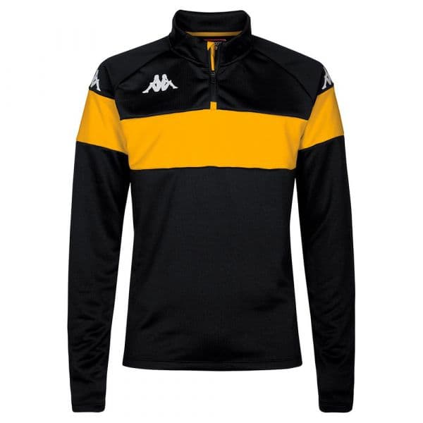 Kappa Dovare Half Zip Sweatshirt Amarelo,Preto M Homem