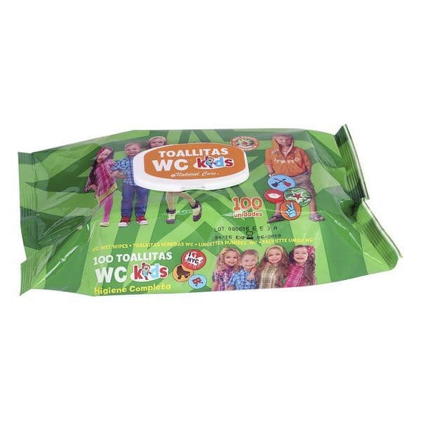 Toalhitas Húmidas Wc Kids 100 Un.