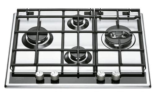 Placa a Gás Hotpoint PKL 641 D2/HA(IX) | Gás Natural | 65 cm | 4 Zonas | Preto