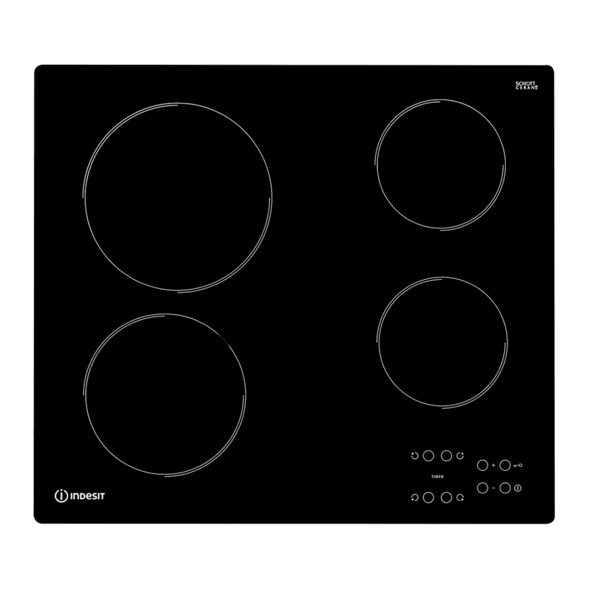 Placa Vitrocerâmica Indesit RI 161 C 58cm