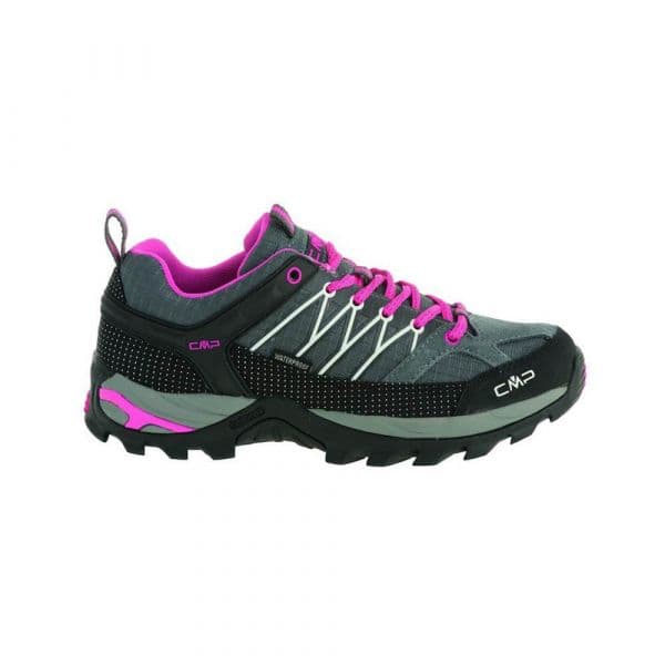 Cmp Rigel Low Wp 3q54456 Hiking Shoes Verde,Cinzento,Rosa 41 Mulher