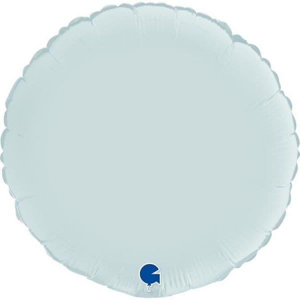 Grabo Balão Foil 18" Redondo Pastel Blue Satin - 461810004