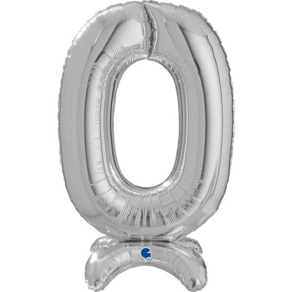 Grabo Balão Foil 25" Standup Nº Prateado - 460025090