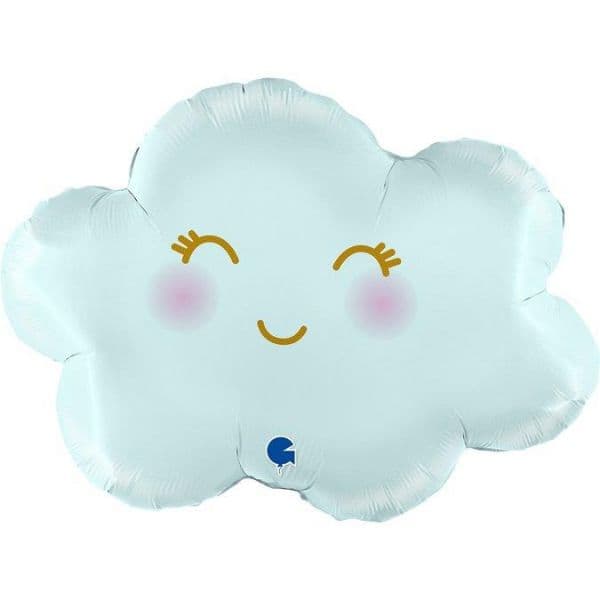 Grabo Balão Foil 24" Núvem Satin Pastel Blue 1 un.