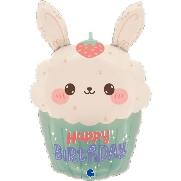 Grabo Balão Foil 24" Coelhinho Cupcake 1 un.