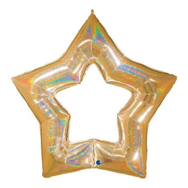 Grabo Balão Foil 48" Estrela Link Glitter - 460075662