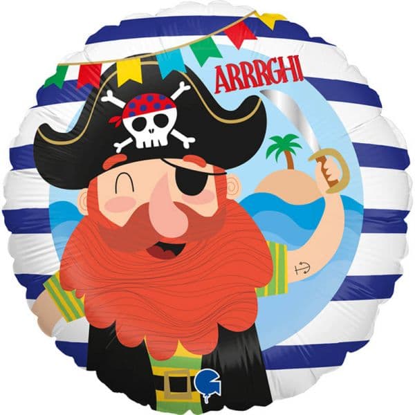 Grabo Balão Foil 18" Pirata Divertido - 460078174