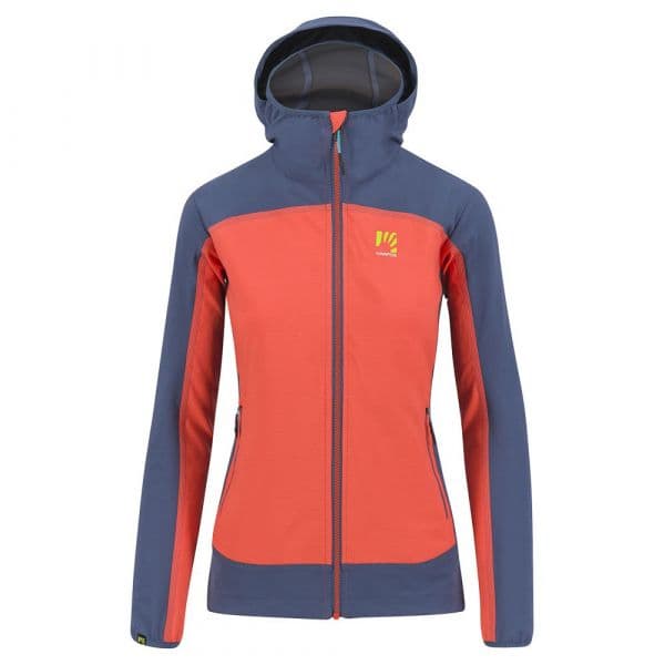 Karpos Parete Softshell Jacket Laranja,Azul M Mulher
