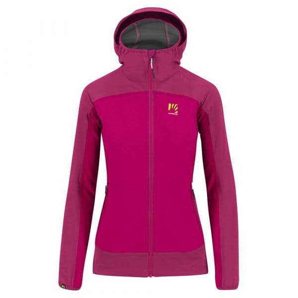 Karpos Parete Softshell Jacket Rosa L Mulher