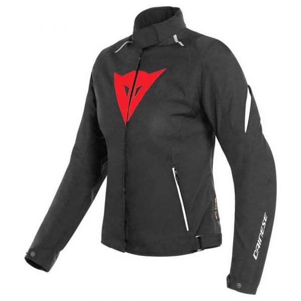Dainese Casaco Laguna Seca 3 D-dry Black / Lava Red / White - 2654614-A77-40