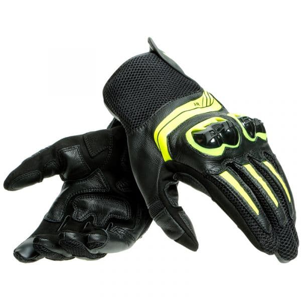 Dainese Luvas Mig 3 Black / Fluo-yellow S - 1815934-620-S