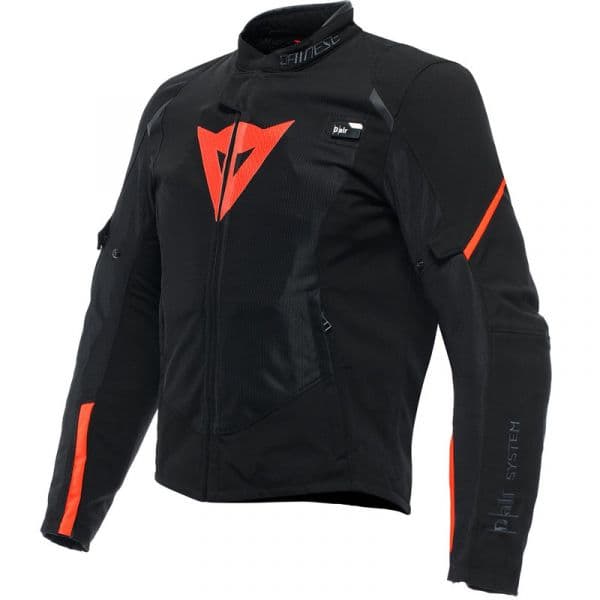 Dainese Casaco Smart Jacket Ls Sport Black Fluo-red 48