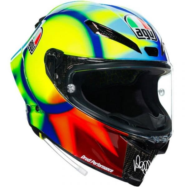 Agv Capacete Pista Gp Rr E2206 Rossi Soleluna 2021 XXL