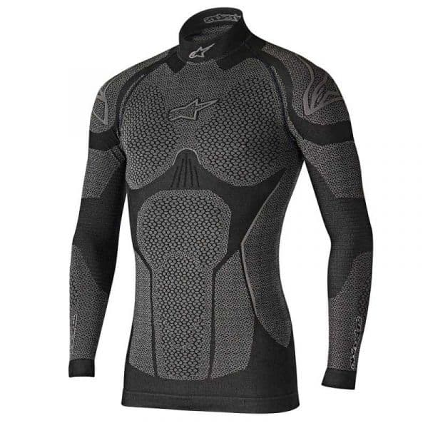 Alpinestars Ride Tech Top Ls Winter Black / Gray - 4752117-106-XL/XXL