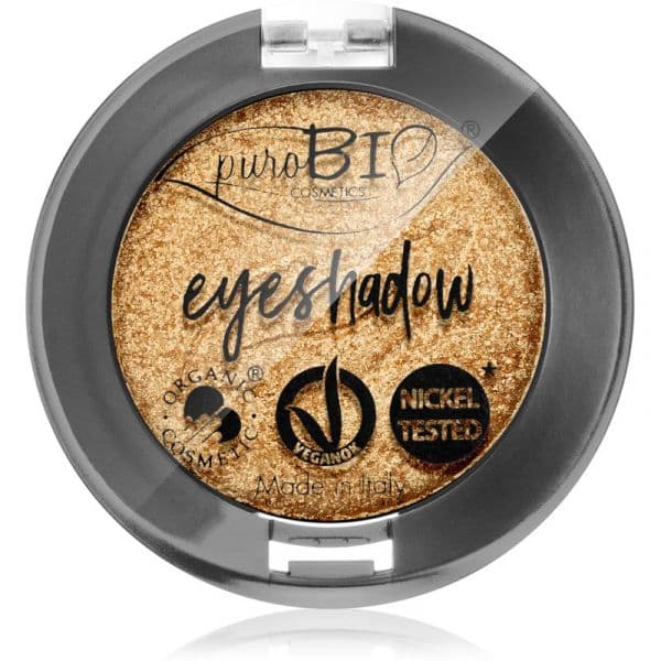 Purobio Cosmetics Compact Eyeshadows Sombras Tom 24 Gold 2,5g