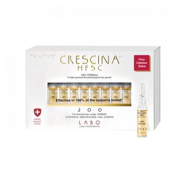 Crescina HFSC Transdermic 100% - 200 Woman 20 Ampolas