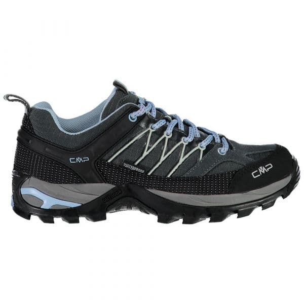 Cmp Rigel Low Wp 3q54456 Hiking Shoes Azul,Cinzento 36 Mulher