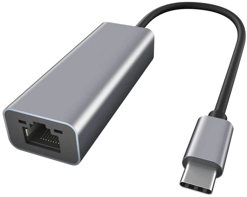 Ewent Cabo Usb Type C / Lan Gigabit, Aluminium, Space Grey - Ew9818