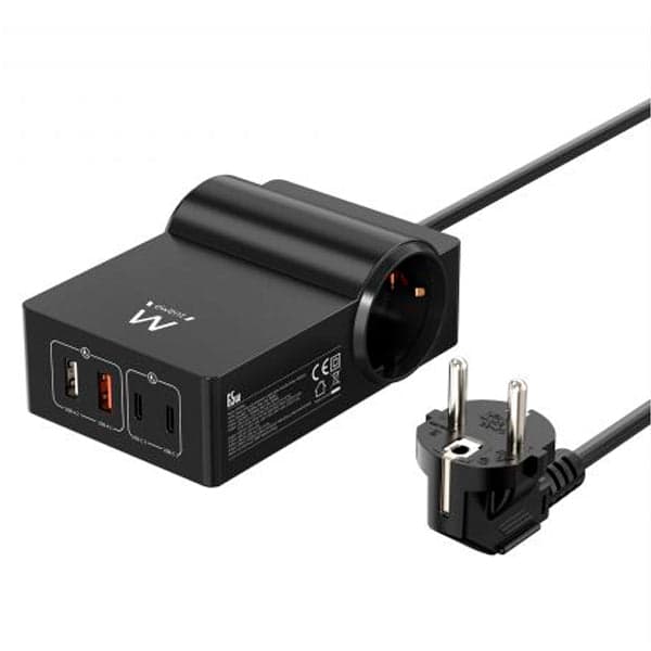 Estação de Carregamento Ewent 65W USB GaN