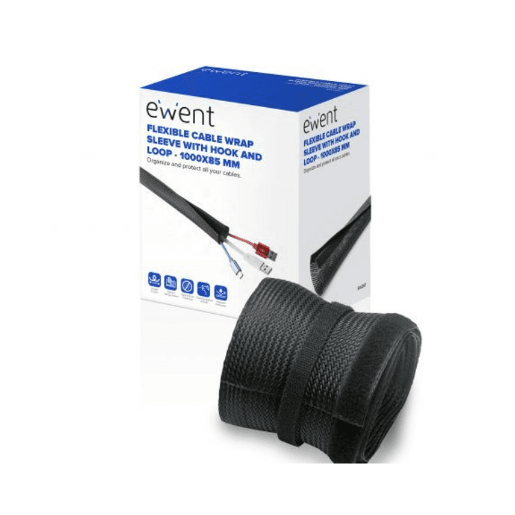 Ewent Organizador p/ Cabos Manga c/ Fecho EW1557 1Mtr EW1557 - EW1557