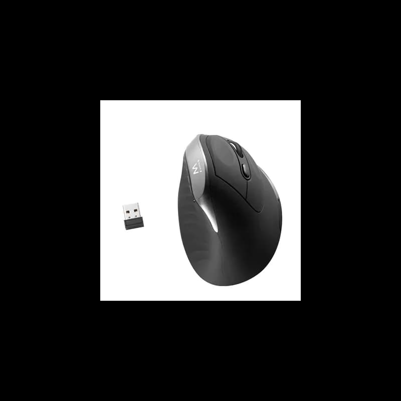 Rato Óptico Ewent EW3229 Vertical/Ergonomic Mouse Wireless 2400DPI Preto
