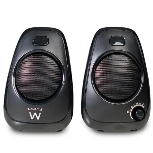 Ewent EW3527 Colunas Multimédia 2.0 10W USB Preto