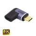 Ewent Adaptador Magnético Angular USB-C EC1048 Thunderbolt 3/4 PD140W 8K 60Hz 40Gbps Preto