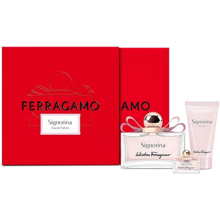Signorina Unica Gift set EDP 100 ml, body lotion 50 ml and miniature EDP 5 ml