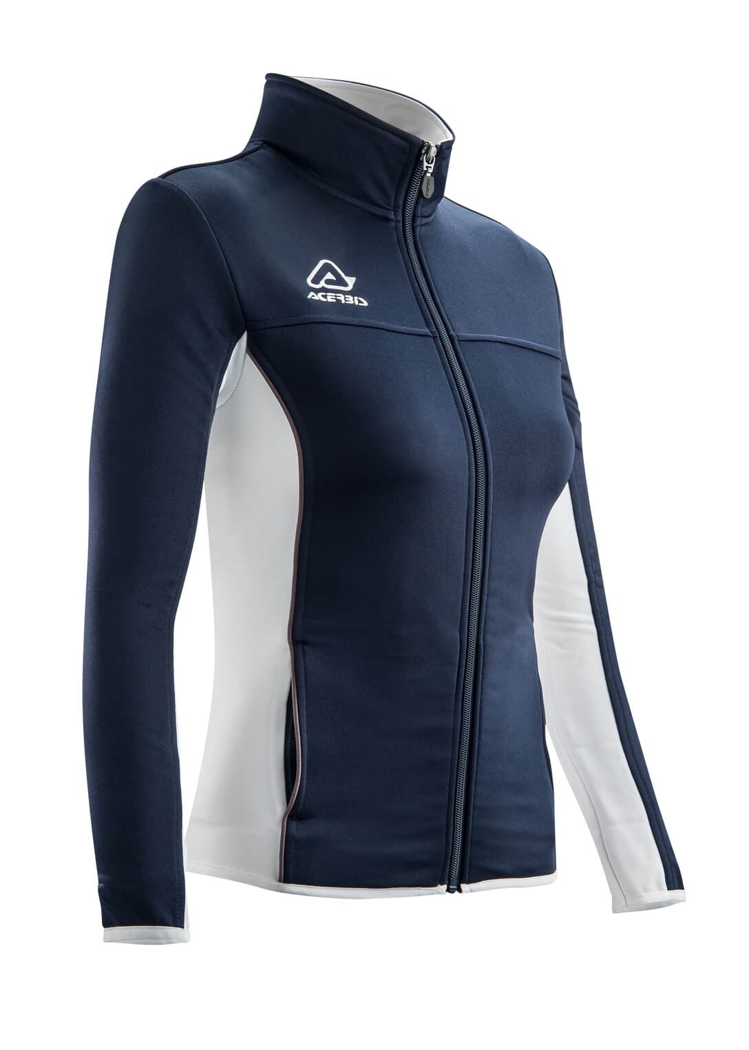 CASACO ACERBIS BELATRIX WOMEN TRACKS AZUL/BRANCO XXS