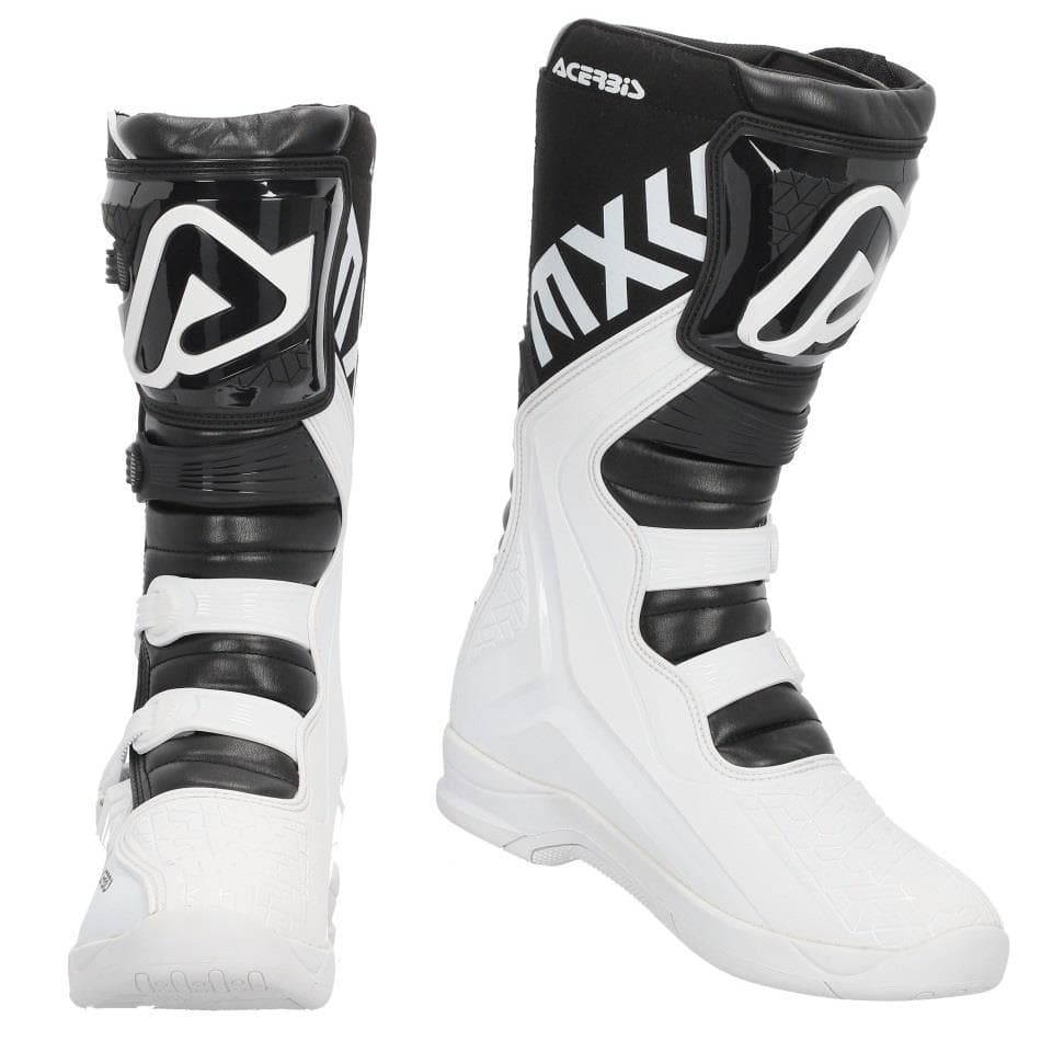 BOTAS ACERBIS X-TEAM BRANCO/PRETO
