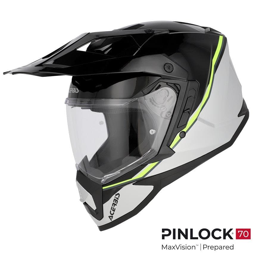 CAPACETE ACERBIS ASSAULT GRAPHIC PRETO/AMARELO FLUO