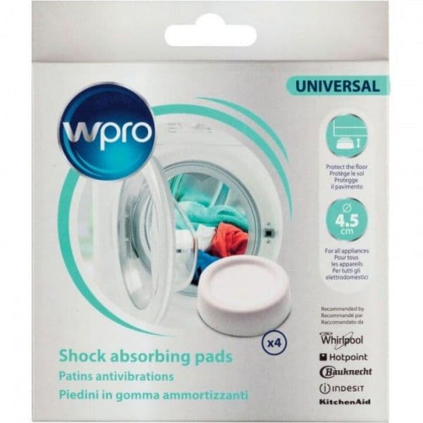 Whirlpool WPRO Pés Amortecedores e Antiderrapantes SHA024