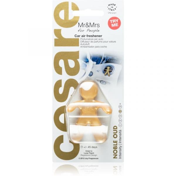 Mr & Mrs Fragrance Cesare Noble Oud Ambientador Auto Gold