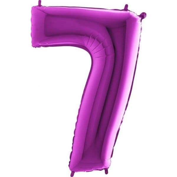 Grabo Balão Foil 40" nº 7 Roxo 1 un.